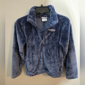 Kids Columbia Navy Plush Pullover, Size Medium 10-12, Outdoor